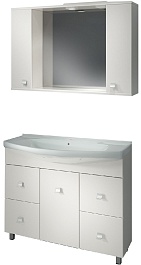 Какса-а Мебель для ванной Домино 105 – фотография-1