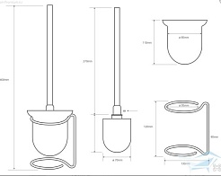 Bemeta Ершик для туалета Omega 104113107 – фотография-2