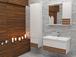 Stella Polare Тумба с раковиной Алисия 80 венге – фотография-2