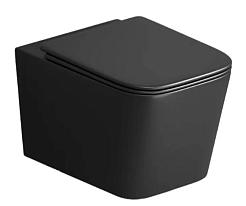 Iberica Blanca Унитаз подвесной Toledo Mini безободковый, с микролифтом – фотография-1