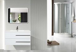 Parly Мебель для ванной Bella 100 подвесная белая – фотография-2