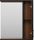 Misty Зеркальный шкаф Кедр 60 R орех/черный – картинка-8