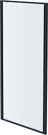 Aquatek Душевая дверь в нишу Ария 90x200 AQ ARI PI 09020BL профиль черный стекло прозрачное – фотография-1