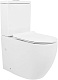 Azario Унитаз-компакт Corsa AZ-2062T безободковый с бачком с сиденьем микролифт белый – картинка-16