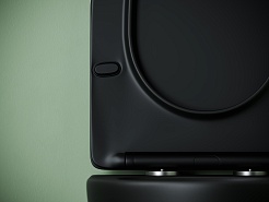 Ceramicanova Подвесной унитаз Uno Торнадо CN11001TMB чёрный матовый – фотография-4