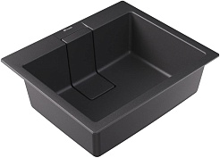 Florentina Мойка кухонная Ривьера 600 черная – фотография-2