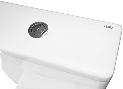 Azario Унитаз-компакт Dante AZ-93589 безободковый с бачком с сиденьем микролифт белый – фотография-14