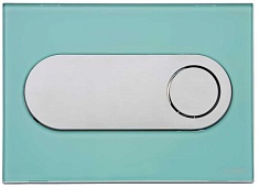 Schwab Кнопка смыва Circle зеленое стекло