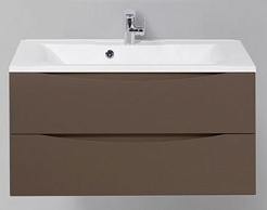 BelBagno Тумба с раковиной MARINO 900 Cioccolato Opaco – фотография-1