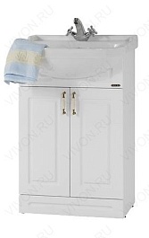 Водолей Мебель для ванной Капри 55 L – фотография-3