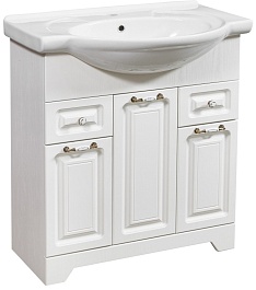 Stella Polare Мебель для ванной Кармела 75 ольха белая – фотография-2