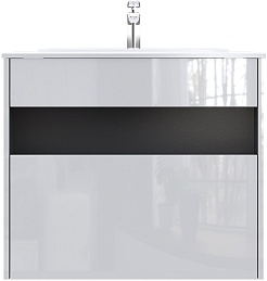 Am.Pm Мебель для ванной Func 80 подвесная белая глянцевая – фотография-3