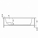 Bas Акриловая ванна Мартиника 160х85 L – картинка-10