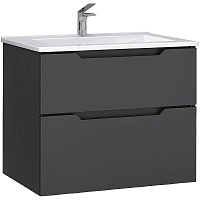 Jorno Тумба с раковиной Slide 75 антрацит