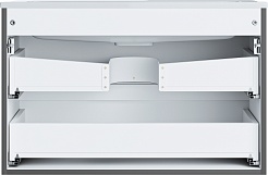 Vivon Тумба под раковину Ostin 80 подвесная серая матовая – фотография-7