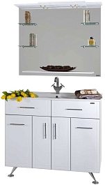 Водолей Мебель для ванной "Ницца D 100" с б/к, умывальник Elen – фотография-1