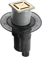 BERGES Wasserhaus Душевой трап Platz Norma 100 092058 золото глянец