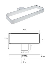 Bemeta Держатель полотенца Via 135004062 – фотография-2