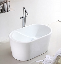 ABBER Акриловая ванна AB9277 130x75 – фотография-3