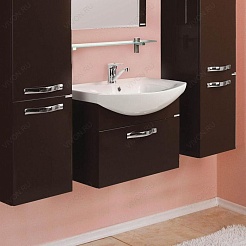 Акватон Тумба с раковиной "Ария 65" коричневая – фотография-2