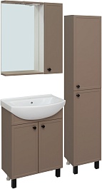 Runo Шкаф пенал Римини 35 бежевый – фотография-3