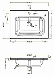 BelBagno Тумба с раковиной Kraft 60 напольная Bianco Opaco – фотография-21