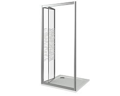 Good Door Душевое ограждение INFINITY SD-80-W-CH – фотография-2