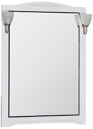 Aquanet Зеркало для ванной "Луис 80" белое (173217) – фотография-1