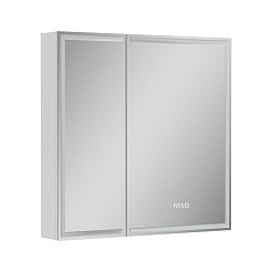 Equil Зеркальный шкаф Corner 80 белый – фотография-2