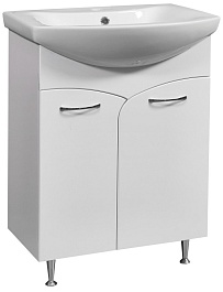 Stella Polare Тумба с раковиной Волна 60 – фотография-1