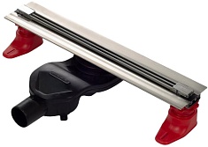 BERGES Wasserhaus Душевой лоток Super Slim 400 090177 хром матовый