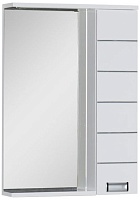 Aquanet Зеркальный шкаф "Доминика 60" белый