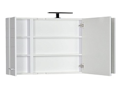 Aquanet Зеркало для ванной "Данте 60" (камерино 2 навесных шкафчика) – фотография-2