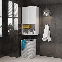 Onika Шкаф навесной Маркус Нова 60 белый – фотография-3