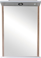 ASB-Mebel Зеркало Альпина 50 белое/дуб золотой