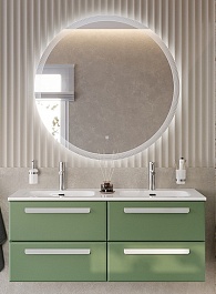BelBagno Мебель для ванной Eco Cer-N 120 с 4 ящиками фисташковый софт CZR-8095-120-2 ручки сатин – фотография-1