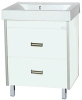 Misty Тумба для умывальника Джулия QVATRO 75 белая