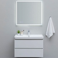Aquanet Мебель для ванной Вега 80 подвесная белая глянцевая