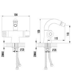 Lemark Смеситель Thermo LM7738C для биде – фотография-2