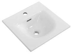 BelBagno Тумба с раковиной Uno mini 40 подвесная Bianco Opaco с раковиной BB-8099-3-40 – фотография-6