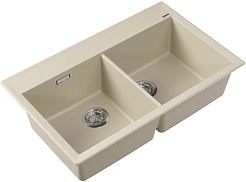 Florentina Мойка кухонная Тоскана 820 шампань – фотография-2