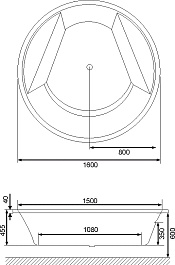 Excellent Акриловая ванна Great Arc 160 – фотография-6