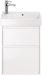 Dreja Тумба под раковину Slim 55 подвесная белая – фотография-1