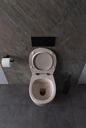 Allen Brau Унитаз подвесной Fantasy 4.11004.IV айвори с крышкой 4.11005.IV – фотография-9