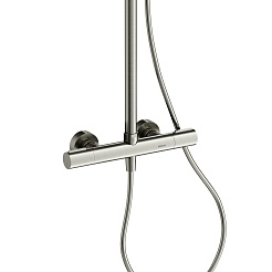 Sancos Душевая система Etna с термостатом брашированный никель PVD покрытие SC9007BN – фотография-2