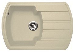 Florentina Мойка гранитная Нире 760 с крылом шампань – фотография-1