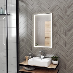 Teymi Зеркало Helmi Black Edition 40/70 LED T20301 – фотография-3