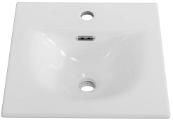 BelBagno Тумба с раковиной Uno mini 40 подвесная Bianco Opaco с раковиной BB-8099-3-40 – фотография-3