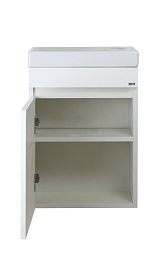 Misty Тумба с раковиной Эко мини 40 подвесная белая – фотография-5