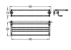 Art&Max Полка Liberty AM-F-8980 – фотография-2